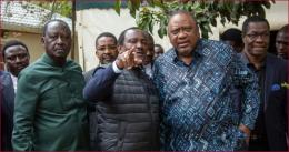 Former president Uhuru Kenyatta was in Mwingi for a church fundraiser.
